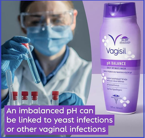 3-Pack Vagisil Ph Balanced Daily Intimate Feminine Wash, Hypoallergenic
